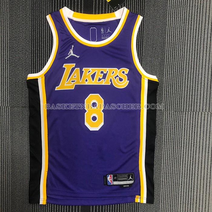 Maillot Los Angeles Lakers Kobe Bryant NO 8 Statement 2021-22 Volet